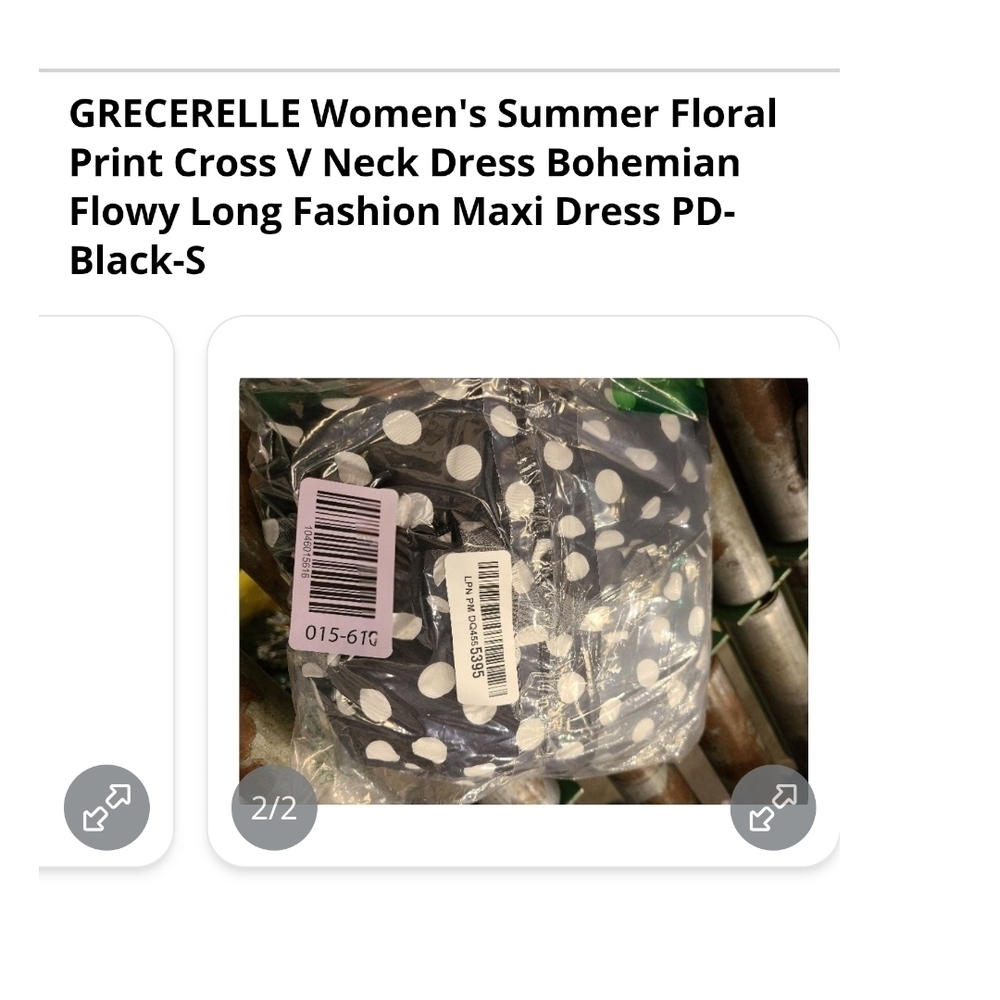 Grecerelle - Small Stunning Polka Dot Dress - Picture 9 of 10
